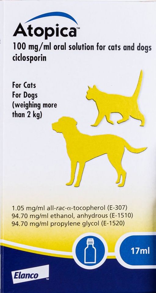 Atopica Solution 100mg/ml (Cat/Dog)