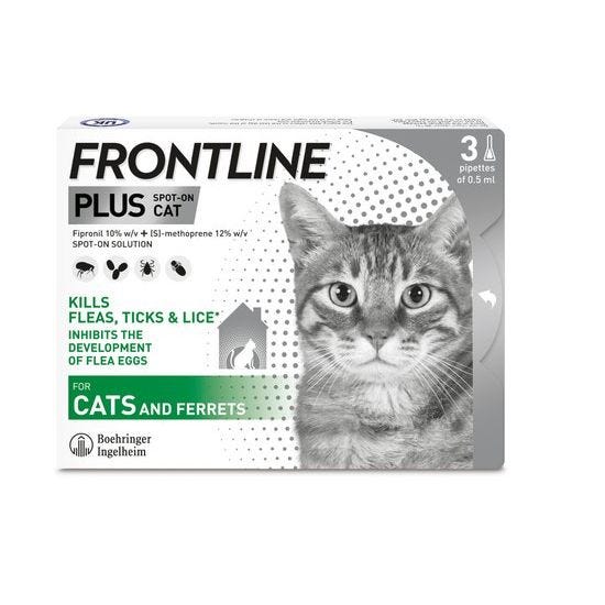 Frontline Plus - Flea & Tick Treatment (Cat)